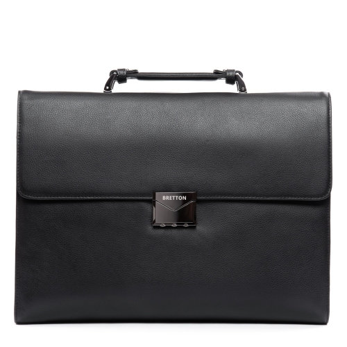 Сумка Мужская Портфель кожа BRETTON 1716-1 black