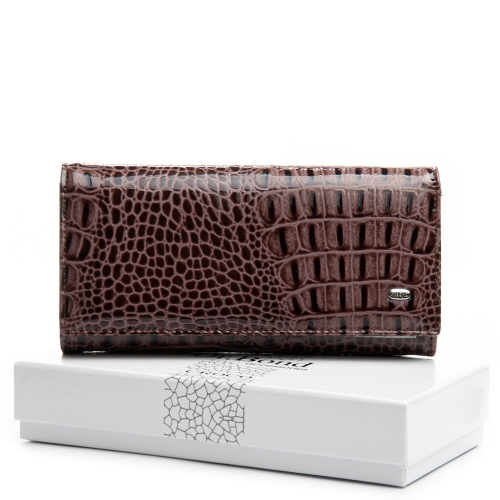 Кошелек PE Женский кожа DR. BOND PEW1-V brown