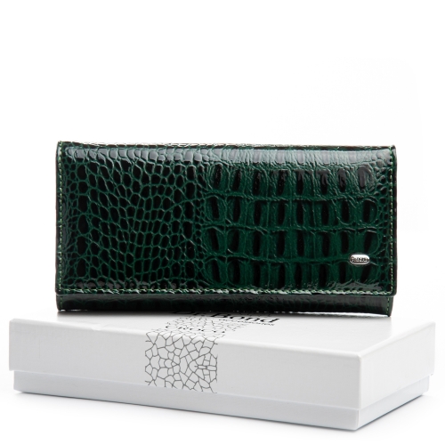 Кошелек PE Женский кожа DR. BOND PEW1-V-2 green