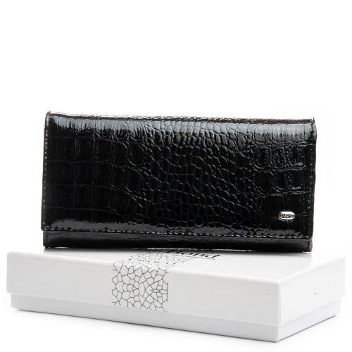 Кошелек PE Женский кожа DR. BOND PEW501 black