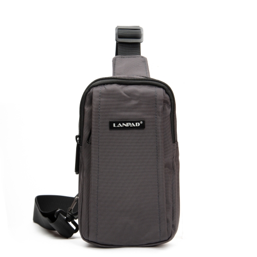 Сумка Чоловіча на плече нейлон Lanpad 6043 gray