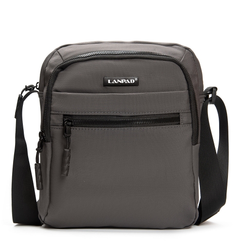 Сумка Мужская Планшет нейлон Lanpad 65370 grey бол