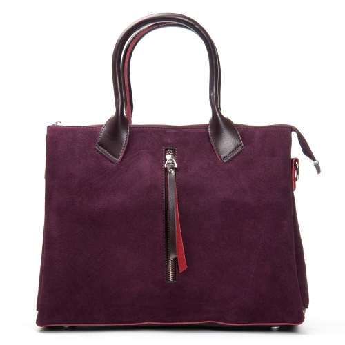 Сумка Женская Классическая замш ALEX RAI 1561 bordo