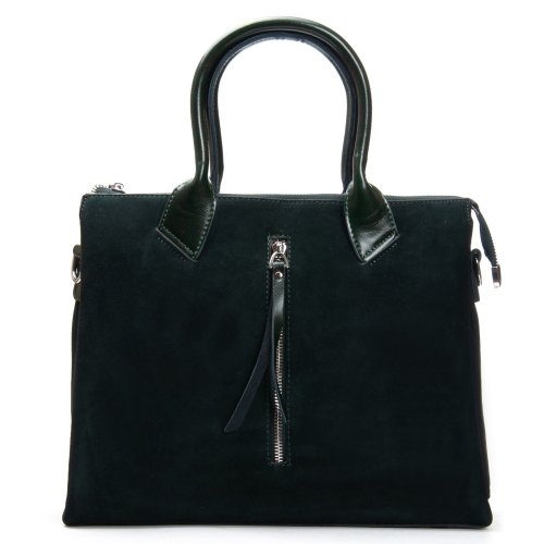 Сумка Женская Классическая замш ALEX RAI 1561 green