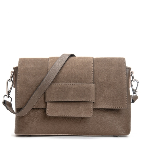 Сумка Женская Классическая замш ALEX RAI 1563 khaki