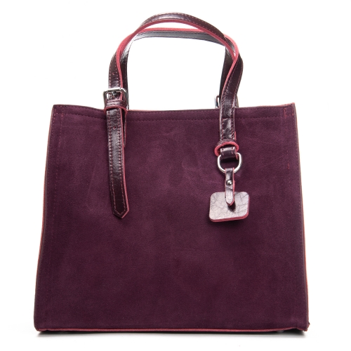 Сумка Женская Классическая замш ALEX RAI 8800-1 bordo