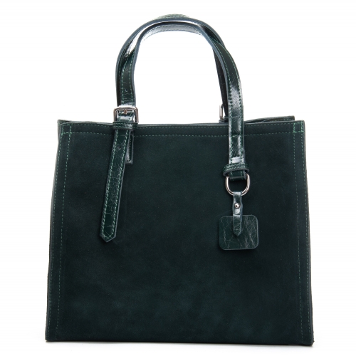 Сумка Женская Классическая замш ALEX RAI 8800-1 green