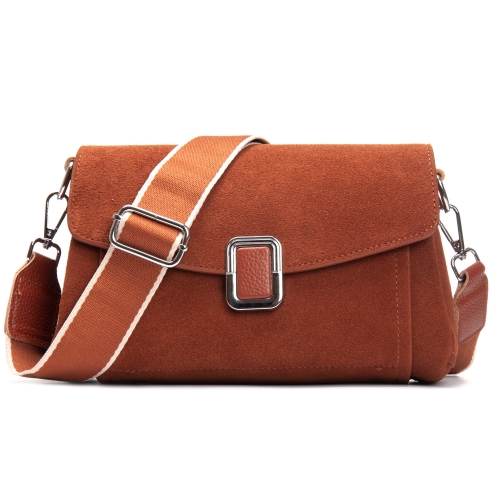 Сумка Женская Классическая замш ALEX RAI 93055 camel