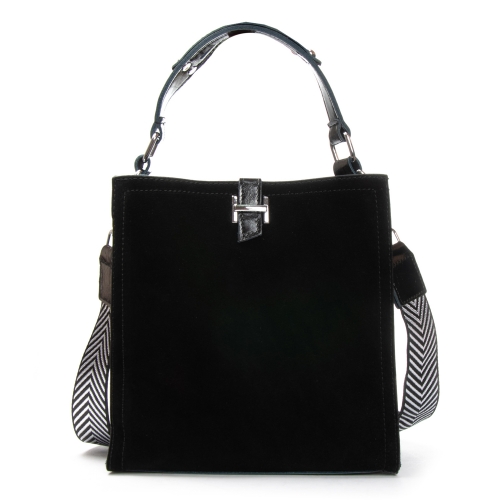 Сумка Женская Классическая замш ALEX RAI 9701-1 black