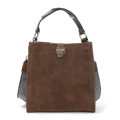 Сумка Женская Классическая замш ALEX RAI 9701-1 khaki