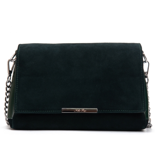 Сумка Женская Классическая замш ALEX RAI 9717-220 green