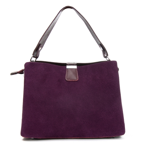 Сумка Женская Классическая замш ALEX RAI 99119 bordo