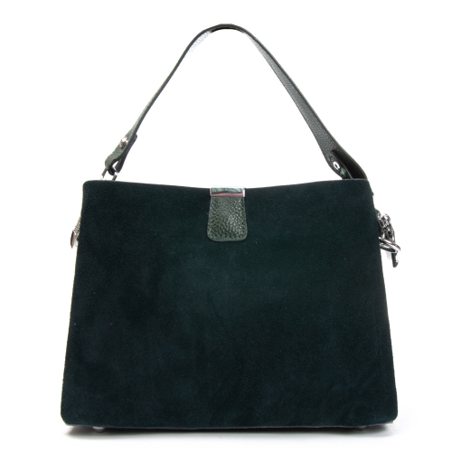 Сумка Женская Классическая замш ALEX RAI 99119 green