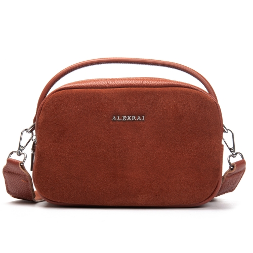 Сумка Женская Классическая замш ALEX RAI 99126 camel