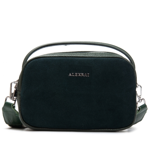 Сумка Женская Классическая замш ALEX RAI 99126 green