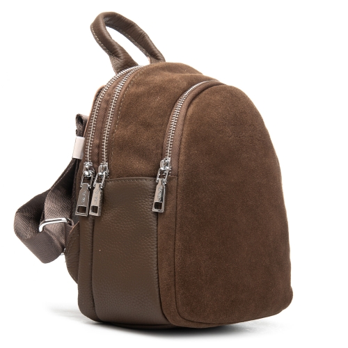 Сумка Женская Рюкзак замш ALEX RAI 2058 khaki