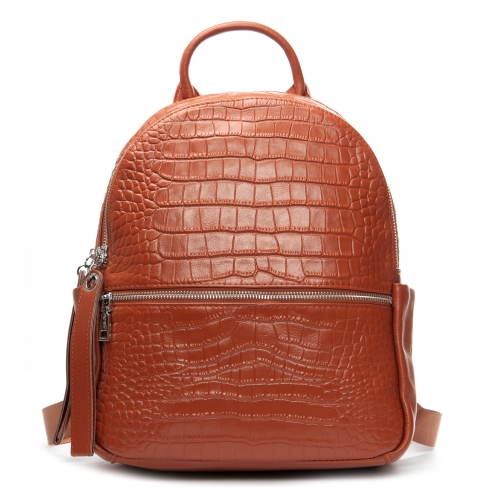 Сумка Шкіряна Жіноча Рюкзак ALEX RAI 95518-9 camel