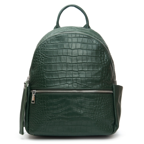 Сумка Женская Рюкзак кожа ALEX RAI 95518-9 green