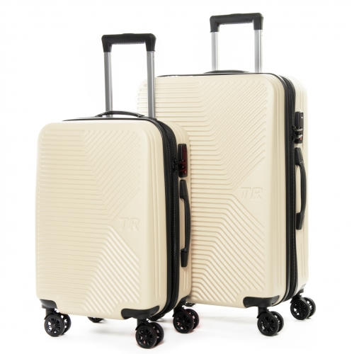 Дорожная Чемодан 2/1 ABS-пластик FASHION 804 white