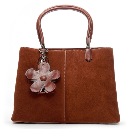 Сумка Женская Классическая замш ALEX RAI 385 camel