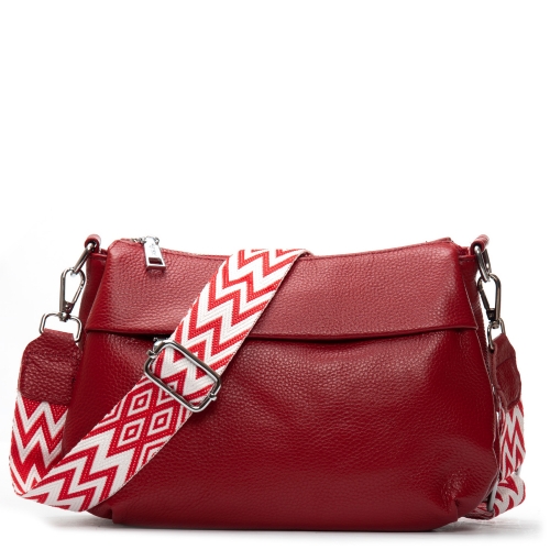 Сумка Шкіряна Жіноча Класична ALEX RAI 6001 wine red