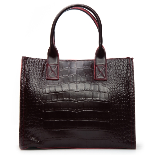 Сумка Шкіряна Жіноча Класична ALEX RAI 8804 bordo