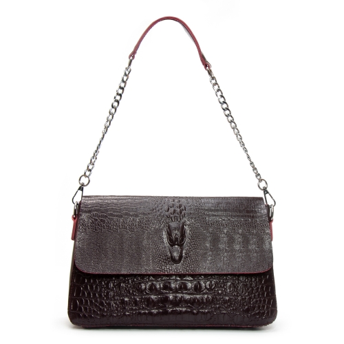 Сумка Шкіряна Жіноча Класична ALEX RAI 9346 bordo