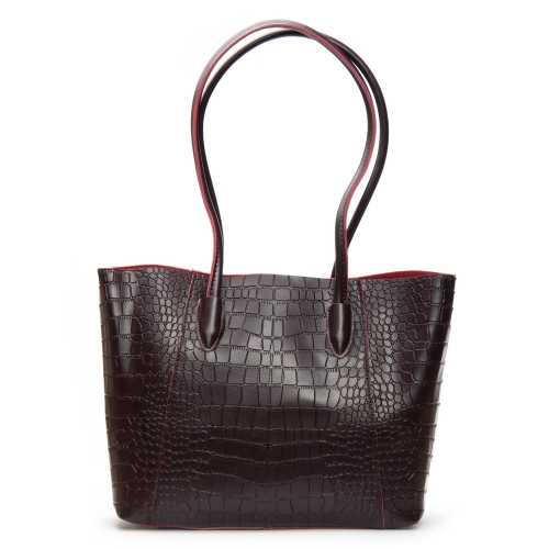 Сумка Шкіряна Жіноча Класична ALEX RAI 9349 bordo