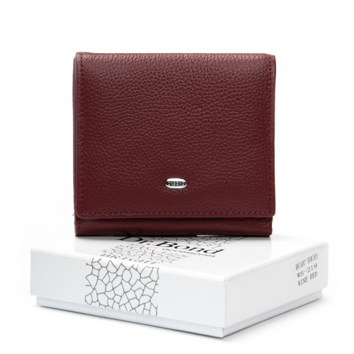 Кошелек Bright Женский кожа DR. BOND WS-219 wine red