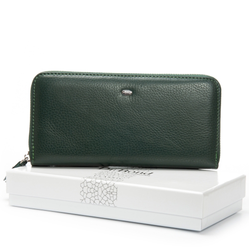Гаманець Шкіряний Жіночий Classic DR. BOND W201 green