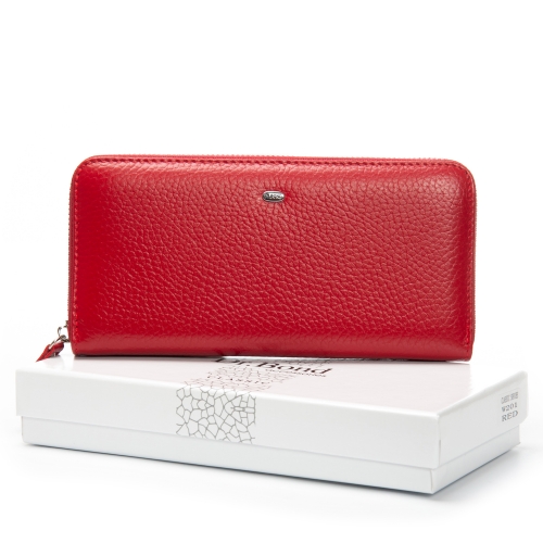 Кошелек Classic Женский кожа DR. BOND W201 red