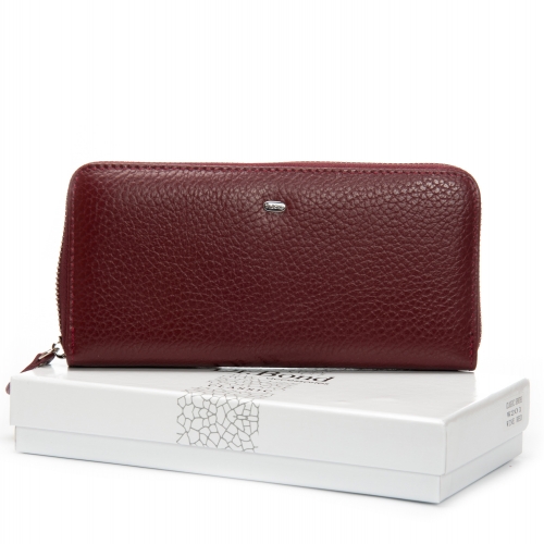 Гаманець Шкіряний Жіночий Classic DR. BOND W201 wine red