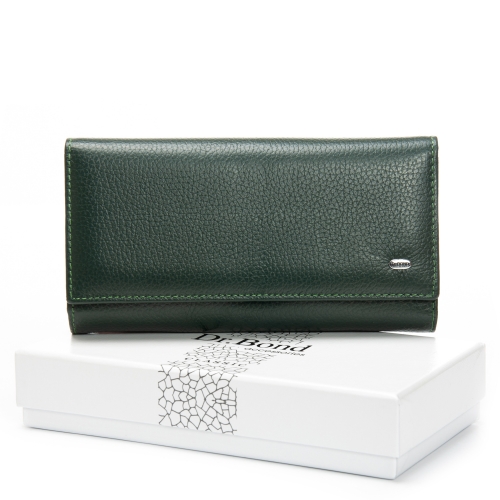 Кошелек Classic Женский кожа DR. BOND W46 green