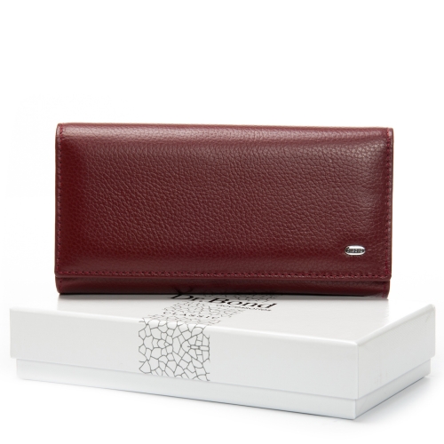 Гаманець Шкіряний Жіночий Classic DR. BOND W46-2 wine red