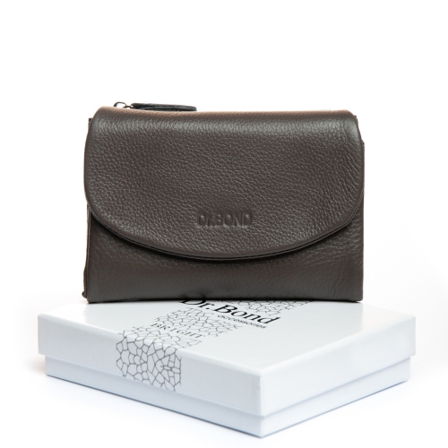 Гаманець шкіряний Bright Жіночий DR. BOND WS-239 gray