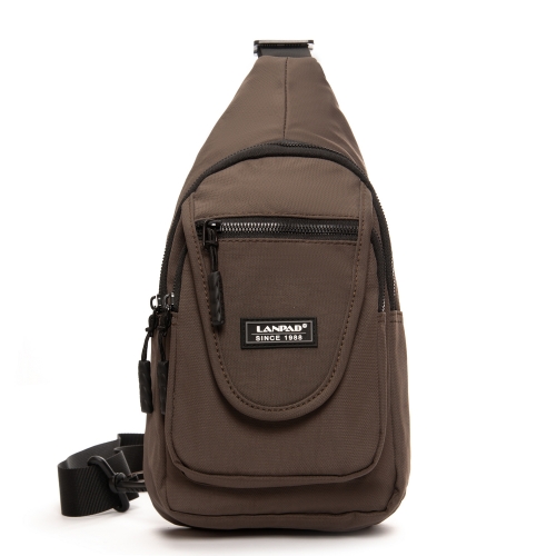 Сумка Мужская На Плечо нейлон Lanpad 0936 brown бол