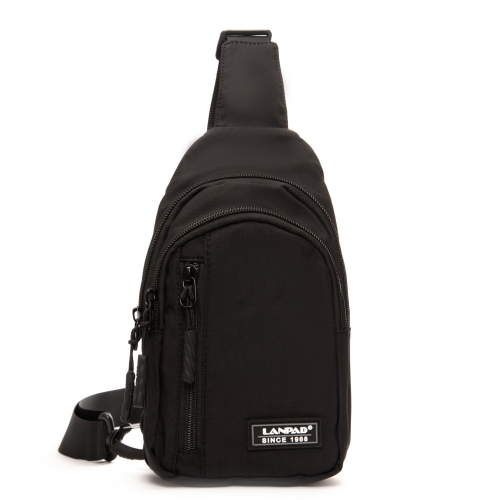 Сумка Чоловіча на плече нейлон Lanpad 20829 black мал