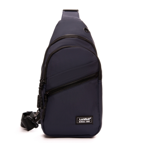 Сумка Чоловіча на плече нейлон Lanpad 83045 blue бол