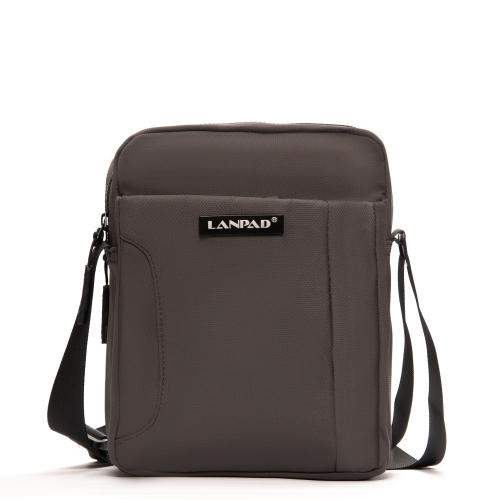 Сумка Чоловіча Планшет нейлон Lanpad 6049 grey мал