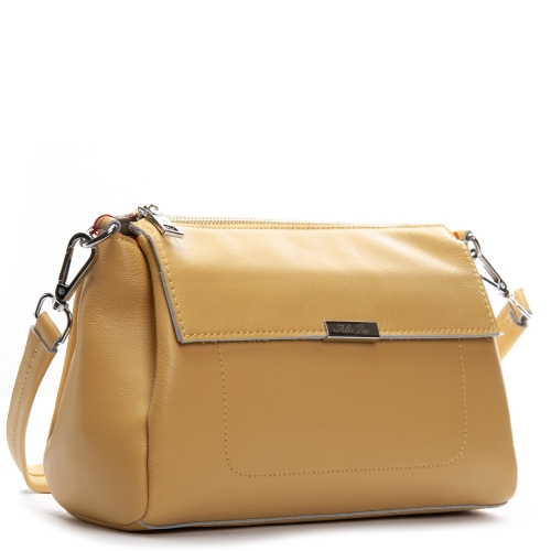 Сумка Шкіряна Жіноча Класична ALEX RAI 8721-9 yellow