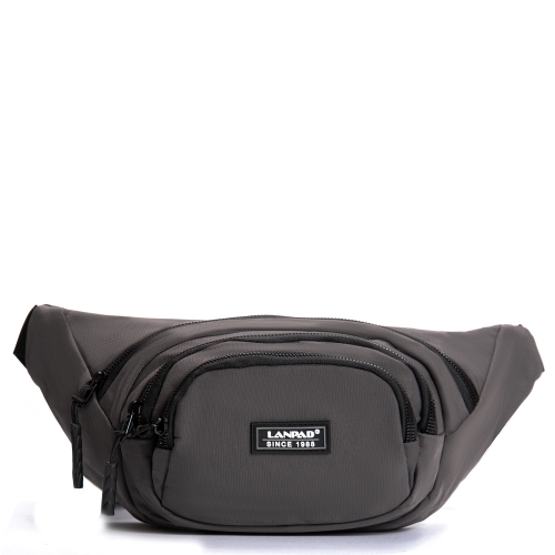 Сумка Мужская На пояс нейлон Lanpad 61056 grey