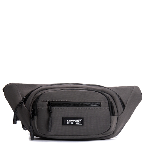 Сумка Мужская На пояс нейлон Lanpad 61057 grey