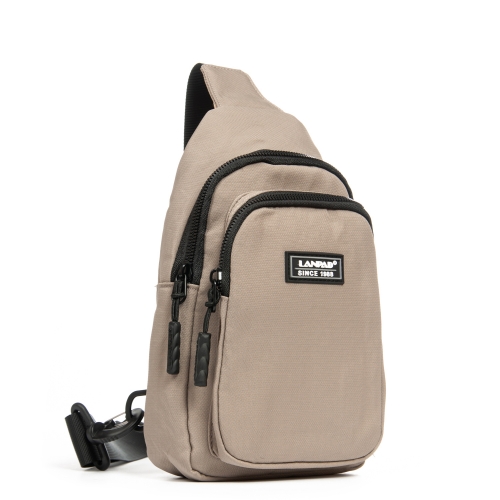 Сумка Чоловіча на плече нейлон Lanpad 86803 khaki мал
