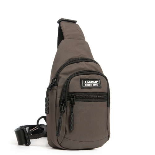 Сумка Мужская На Плечо нейлон Lanpad A65365 brown мал