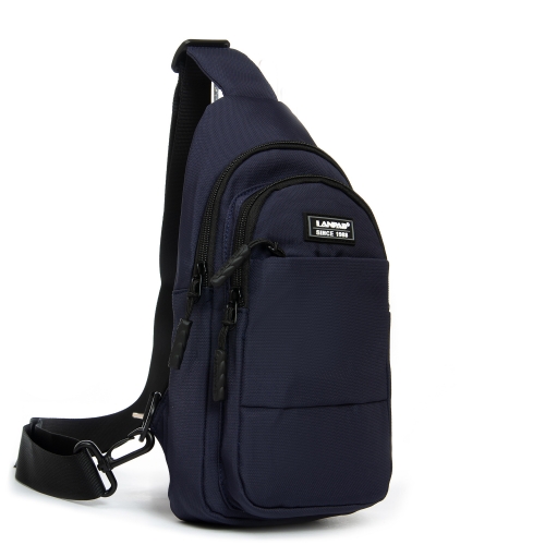 Сумка Мужская На Плечо нейлон Lanpad A4157 blue бол