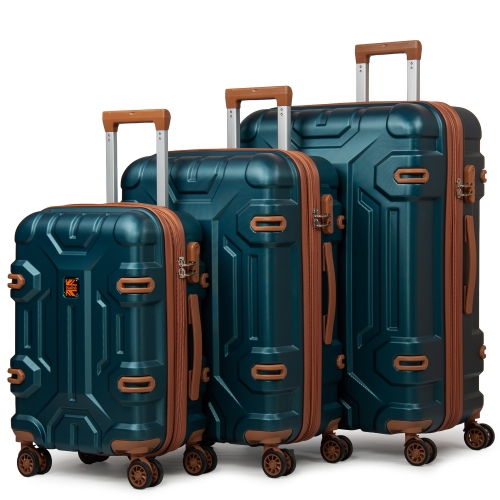 Дорожная Чемодан 31 ABS-пластик FASHION A17 d.blue