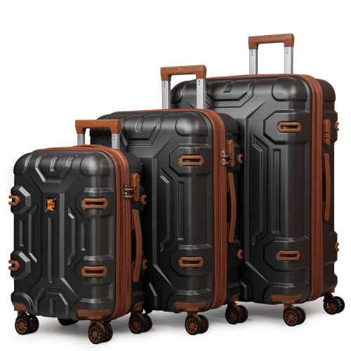 Дорожная Чемодан 31 ABS-пластик FASHION A17 dark-grey