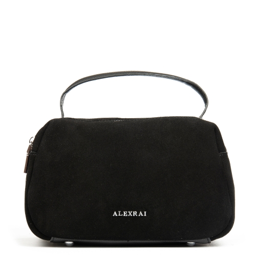 Сумка замшева Жіноча Класична ALEX RAI 21A black