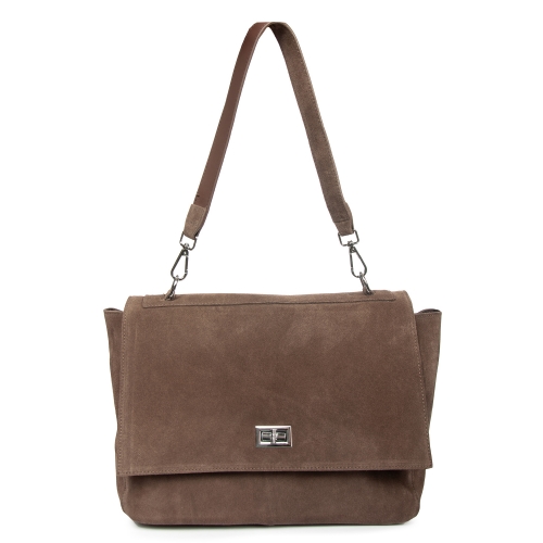 Сумка Женская Классическая замш ALEX RAI DSWR·6A caramel