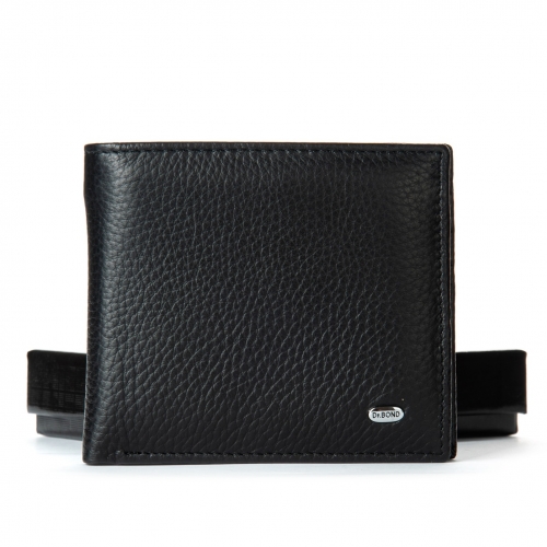 Гаманець шкіряний Чоловічий Classic DR. BOND MS-44B black